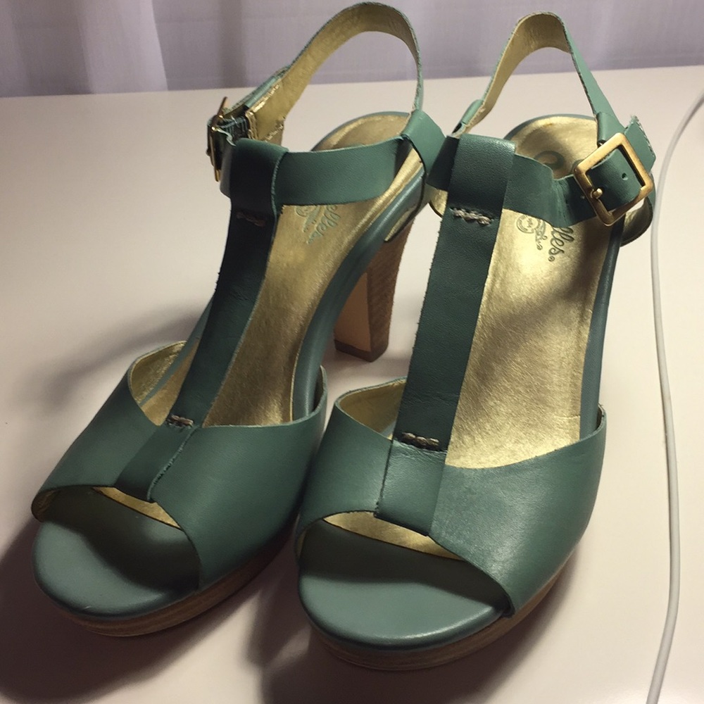 Seychelles Light Blue Heeled Sandal